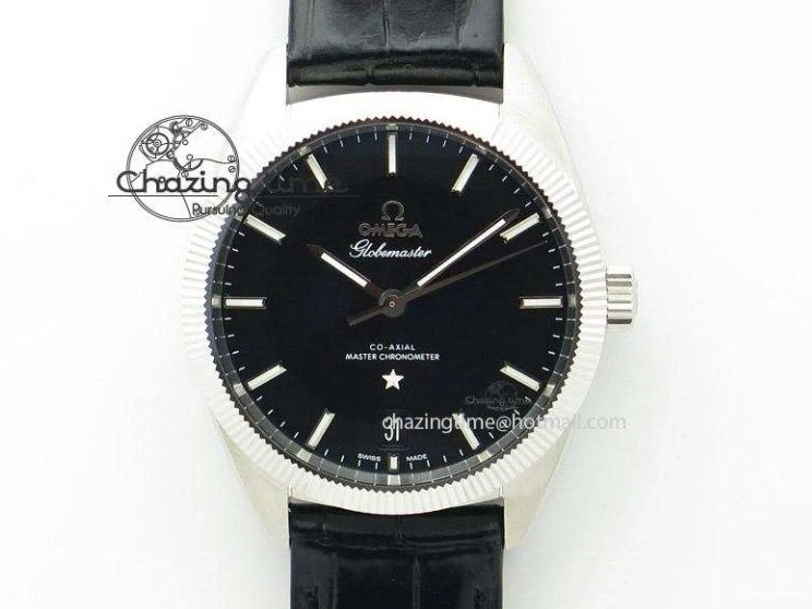 0320 Sophisticated Planet Ocean Master Chronometer Chrono SS OM 1:1 Best Edition Orange On SS Bracelet A 8156